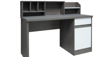 โต๊ะสำนักงาน_โต๊ะทำงาน สีไลท์เวงเก้ แฟบริค 2990